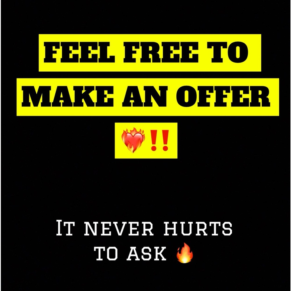 ❤️‍🔥 All reasonable offers are welcome!! ❤️‍🔥